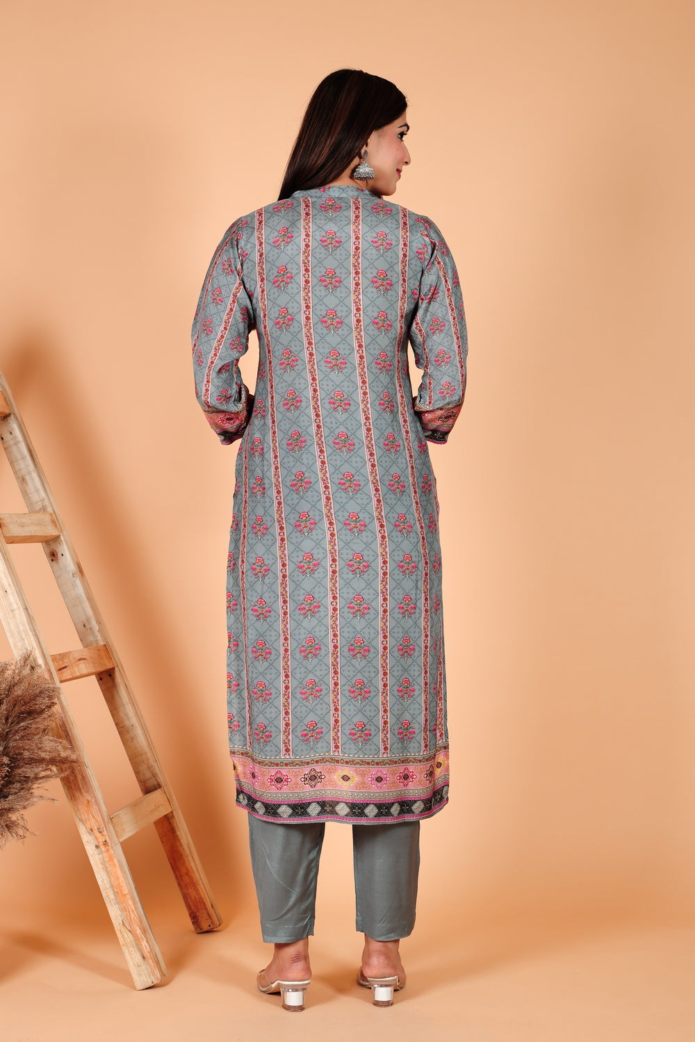 Digital Print Pakistani Straight Suit Set