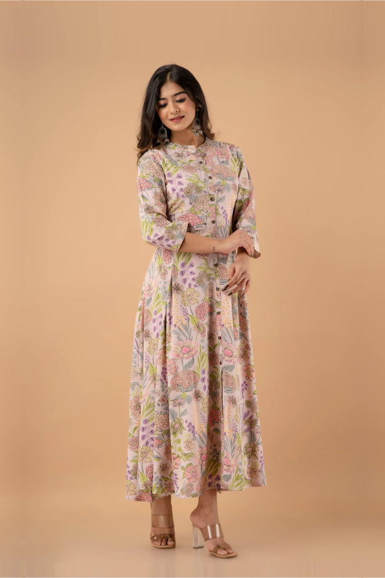 Easy-Breezy Cotton Printed Gown